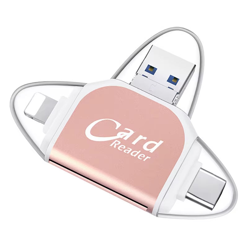 4-in-1 Card Reader Adapter – Instantly Access Your Camera Shots Anywhere
